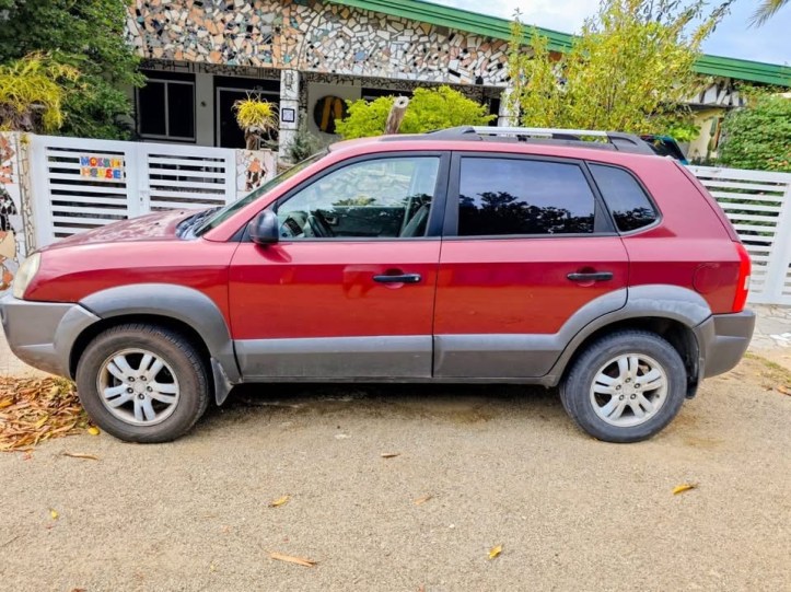 foto van onze rode Hyunda Tucson